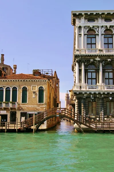 Uitzicht op Venetië grachten — Stok fotoğraf