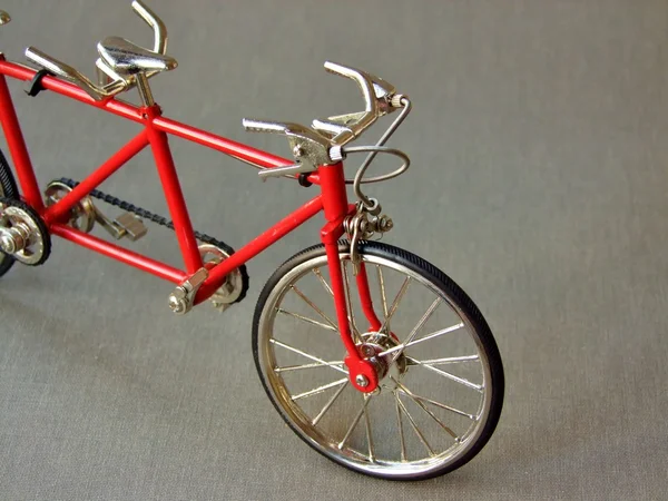 Bicyle rojo para dos — Foto de Stock