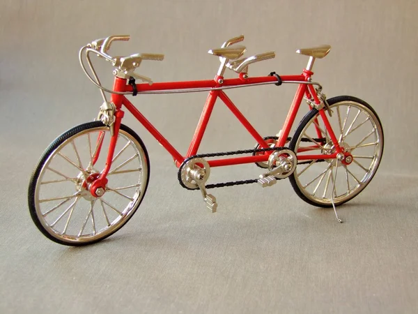 Bicyle rouge pour deux — Photo