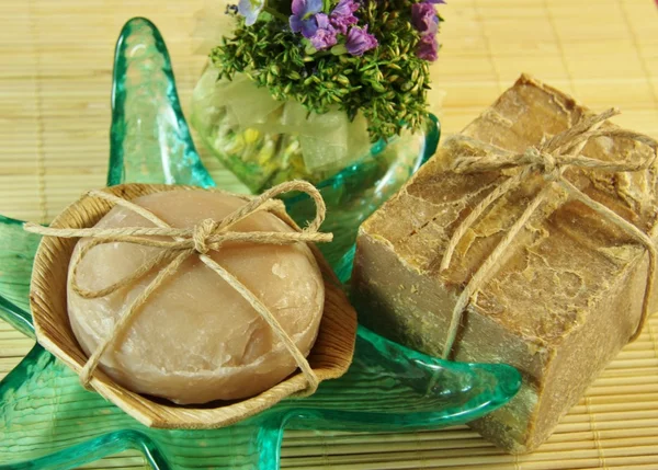 Natural handmade soaps — Stock Photo, Image