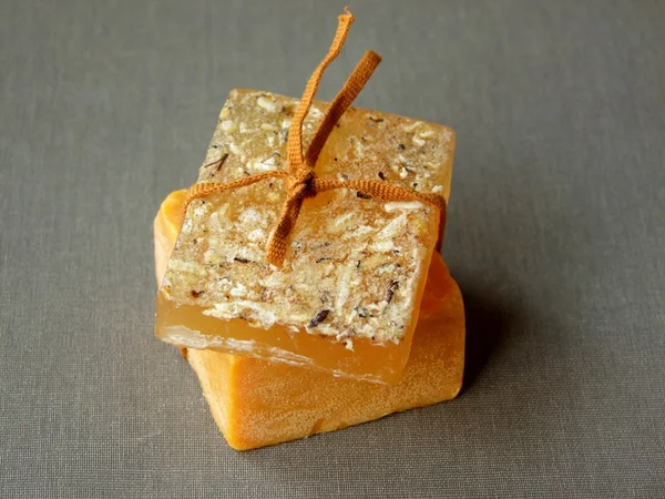 Natural ginger soap — Stock Photo, Image