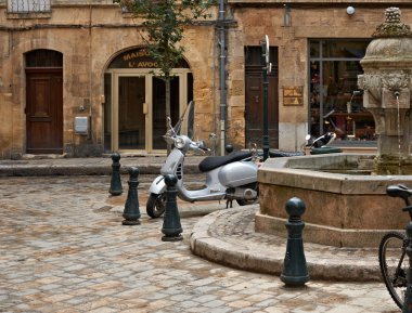 Sunday calmness in Aix en Provence clipart