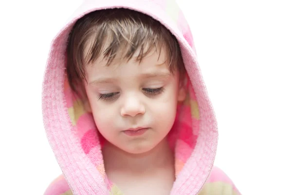 stock image Little boy in wrapper