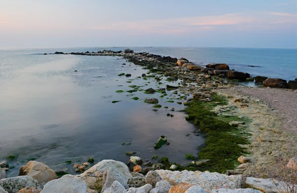 Breakwater in the Black sea — Stock Photo, Image