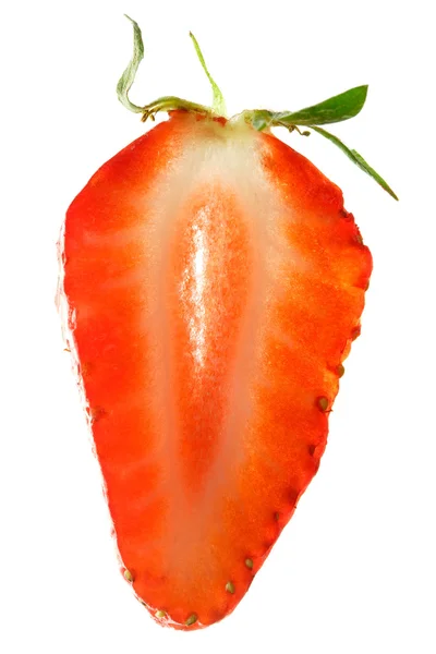 Große Erdbeerscheibe — Stockfoto