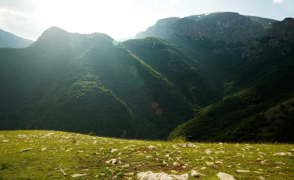 Lato w górach Rodopy, Bułgaria — Zdjęcie stockowe