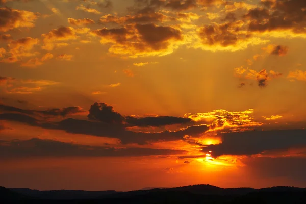 Krása západ slunce — Stock fotografie