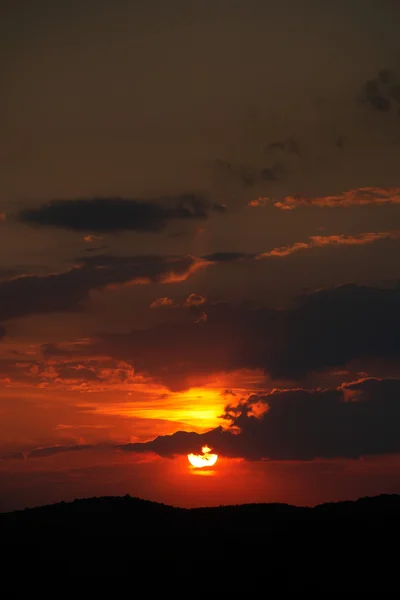 Pôr do sol cena — Fotografia de Stock