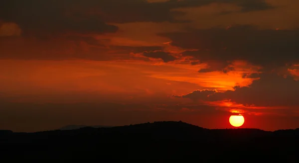 日没の風景 — ストック写真