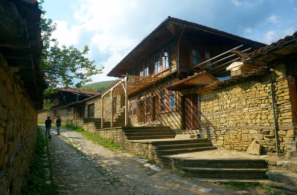 Street in Jeravna village — Stock Photo, Image