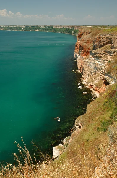 De kust in de buurt van kaliakra — Stockfoto