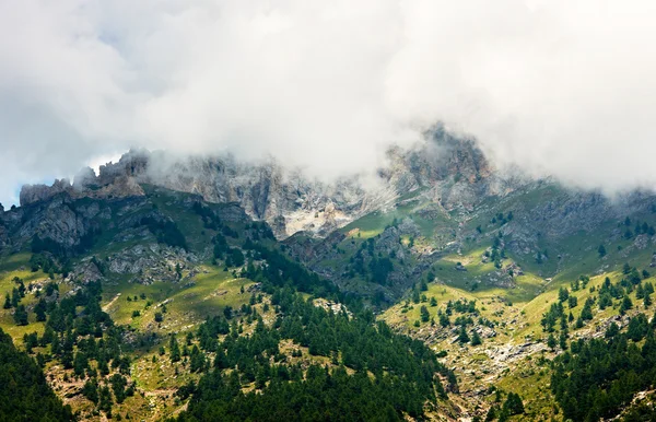 Alpes perto de Sestriere na Itália — Fotografia de Stock