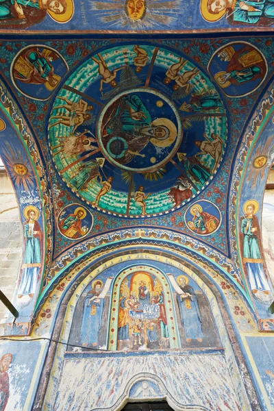 Paintings above the gate of Batoshevo monastery, Bulgaria — Stock Photo, Image