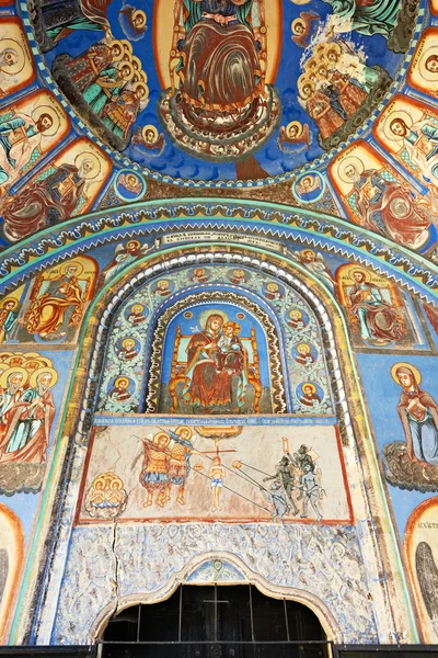 Alte Wandmalereien aus dem Batoshevo-Kloster, Bulgarien — Stockfoto