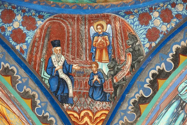 Old painting from Batoshevo monastery, Bulgaria — Stock Photo, Image