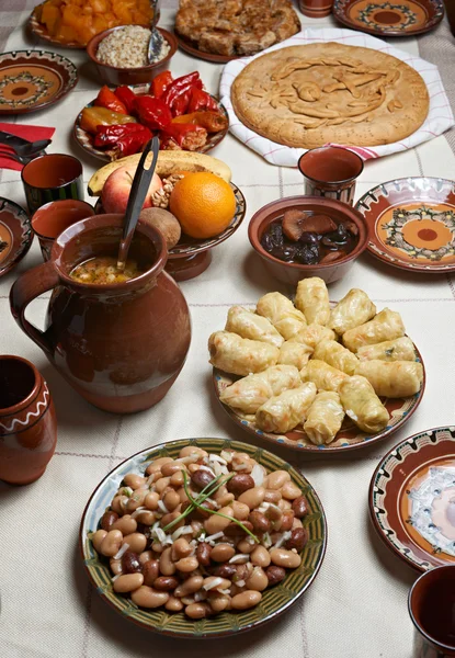 Hagyományos bolgár karácsonyi étel — Stock Fotó