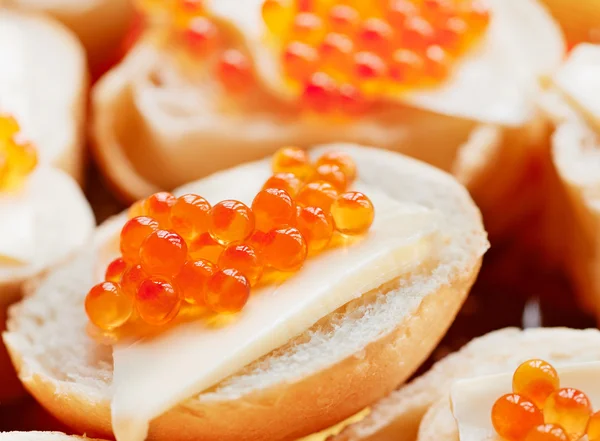 Caviar de truta de salmão — Fotografia de Stock