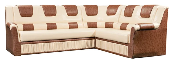 Nowoczesne sofa rozkładana meble na białym tle — Zdjęcie stockowe