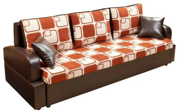 现代沙发床隔离 — 图库照片