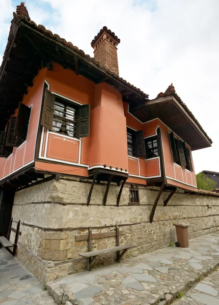在 koprivshtitsa 中的房子 — 图库照片