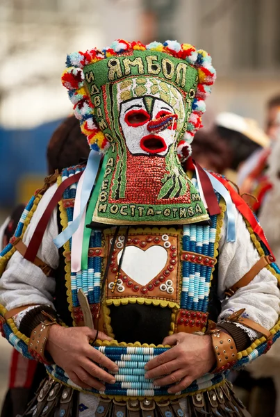 Kuker, masca tradițională bulgară — Fotografie, imagine de stoc