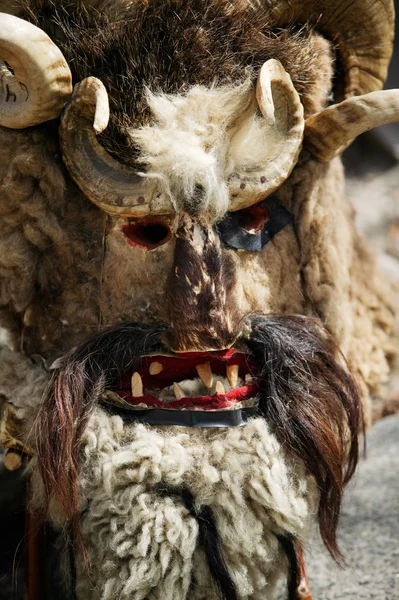 Kuker mask, traditional Bulgarian custom — Stock Photo, Image