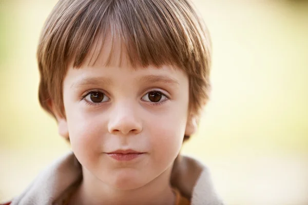 Little boy face Stock Image