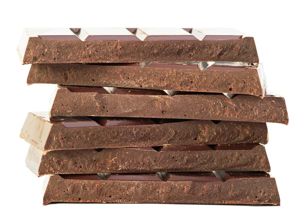 Chocolate pieces Stock Photo