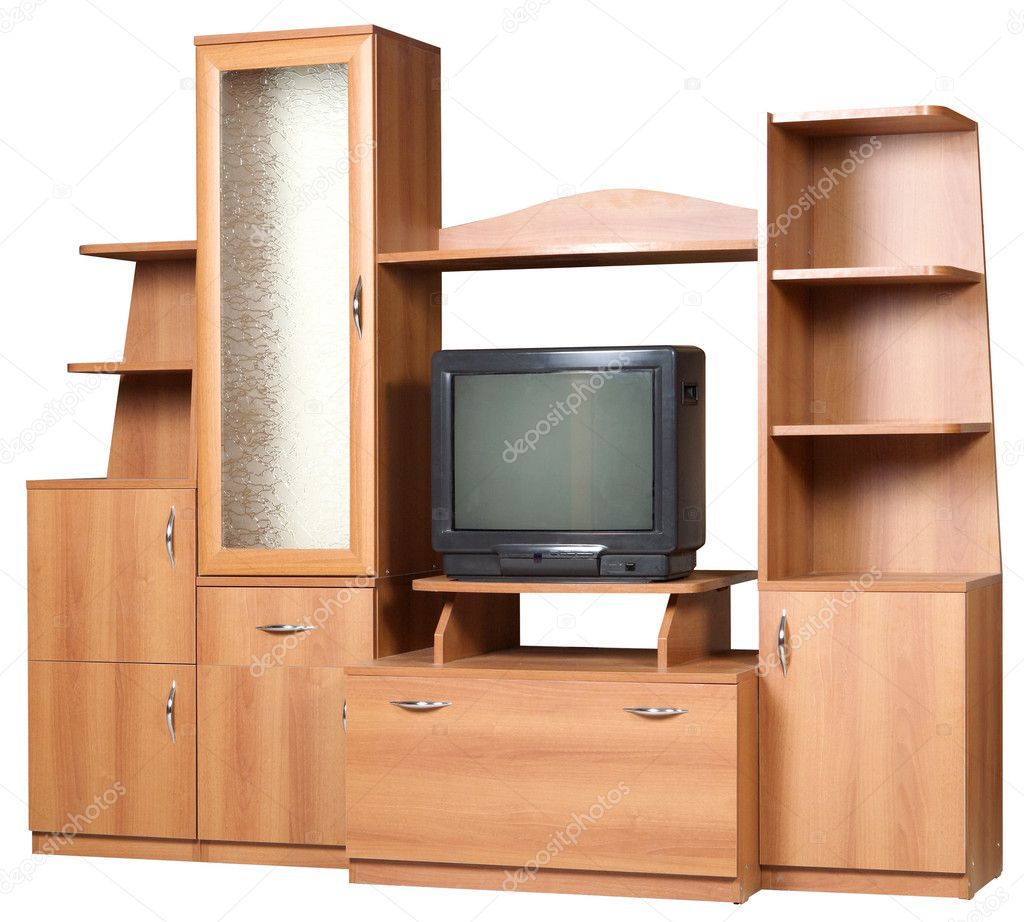 TV stand, isolated