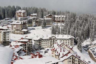 Hotels in Pamporovo resort clipart