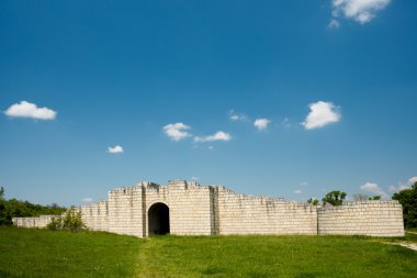 Gate of the Preslav fortress, Bulgaria clipart