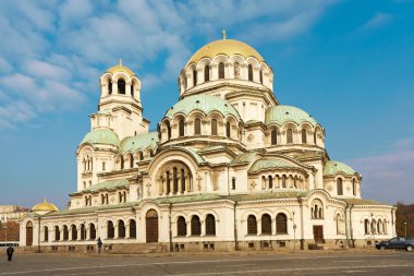 Cathedral church Alexander Nevski in Sofia clipart