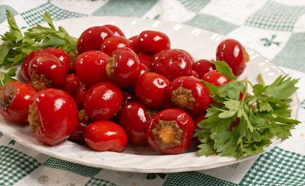 Pepperoni de cereja em conserva — Fotografia de Stock