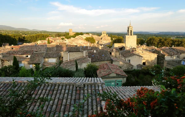 Sunset view of Cucuron — Stock Photo, Image