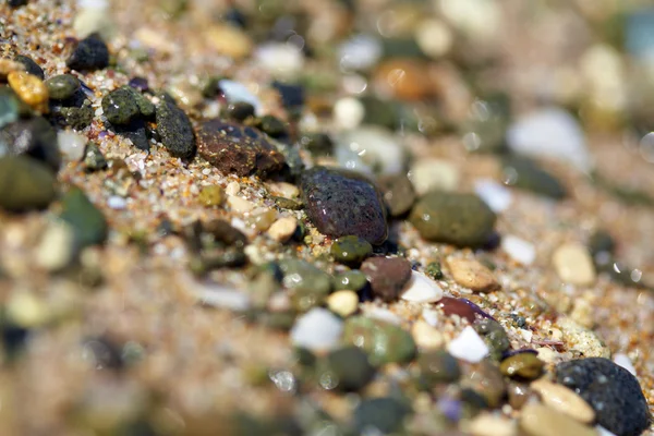 Strand Steine Hintergrund — Stockfoto