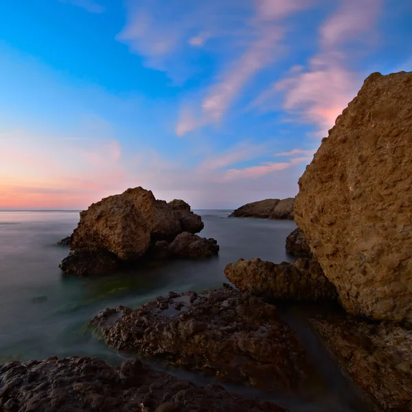 stock image Sunset light over the sea