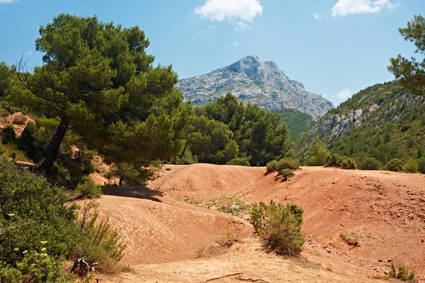 Saint Victoire mountain in France — Stock Photo, Image