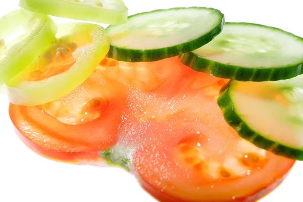 Nakrájené zeleniny — Stock fotografie