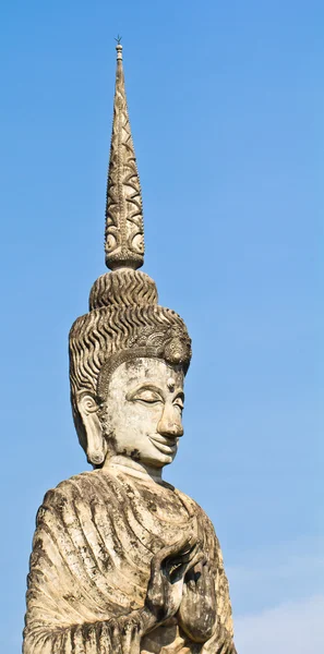 Sochy Buddhy v nongkhai, Thajsko — Stock fotografie