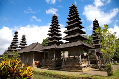 Taman Ayun Royal Temple in Bali clipart