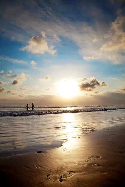 stock image Golden sunset in Bali