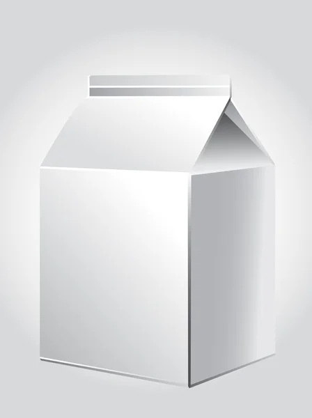 Paquet blanc pour jus — Image vectorielle