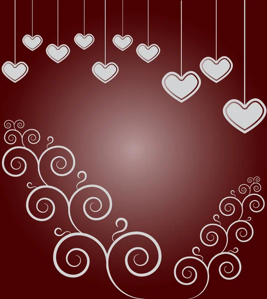 Valentine's card — Stock Vector