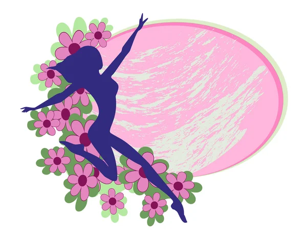 The spring girl. Royalty Free Stock Vectors