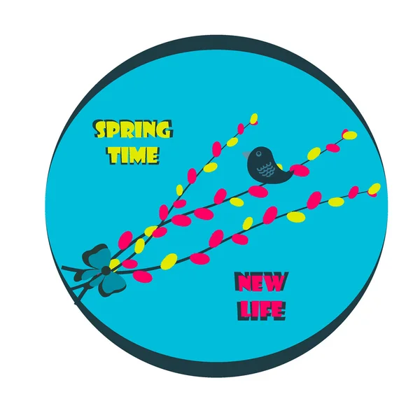 Spring _ branch — стоковый вектор