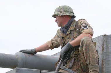 Alman üniforması ve cephane ww2