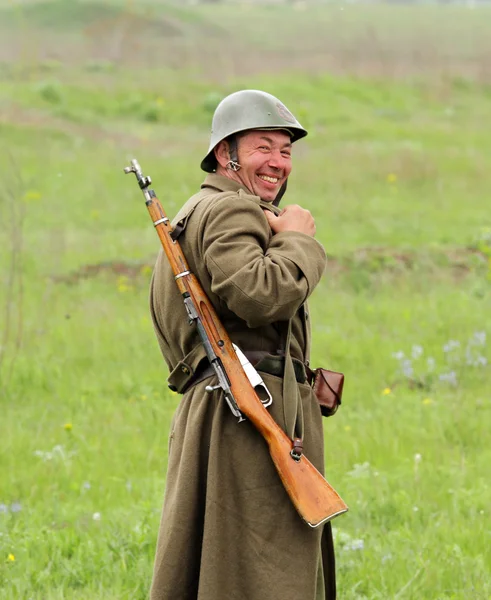 Soldato tedesco (uniforme) della Seconda Guerra Mondiale — Foto Stock