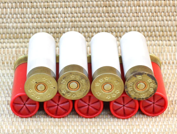 Shotgun cartridges 11 and 12 — Stock Photo, Image