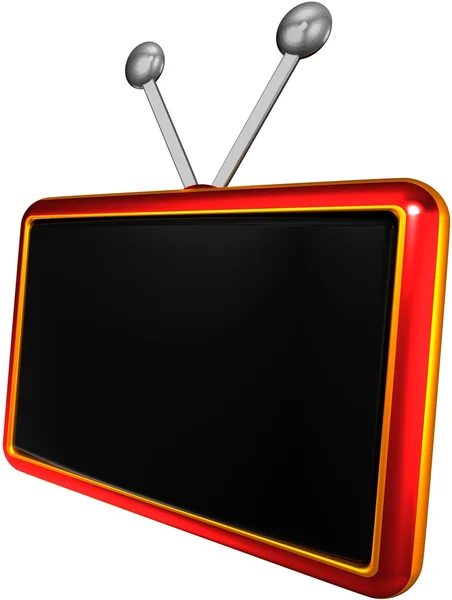 Streszczenie tęcza tv — Zdjęcie stockowe