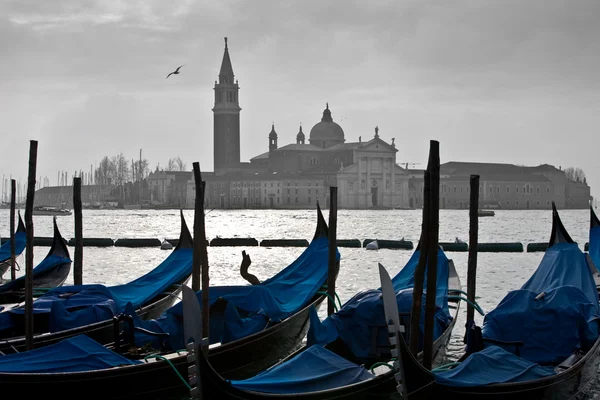 Венецианские гондолы — стоковое фото